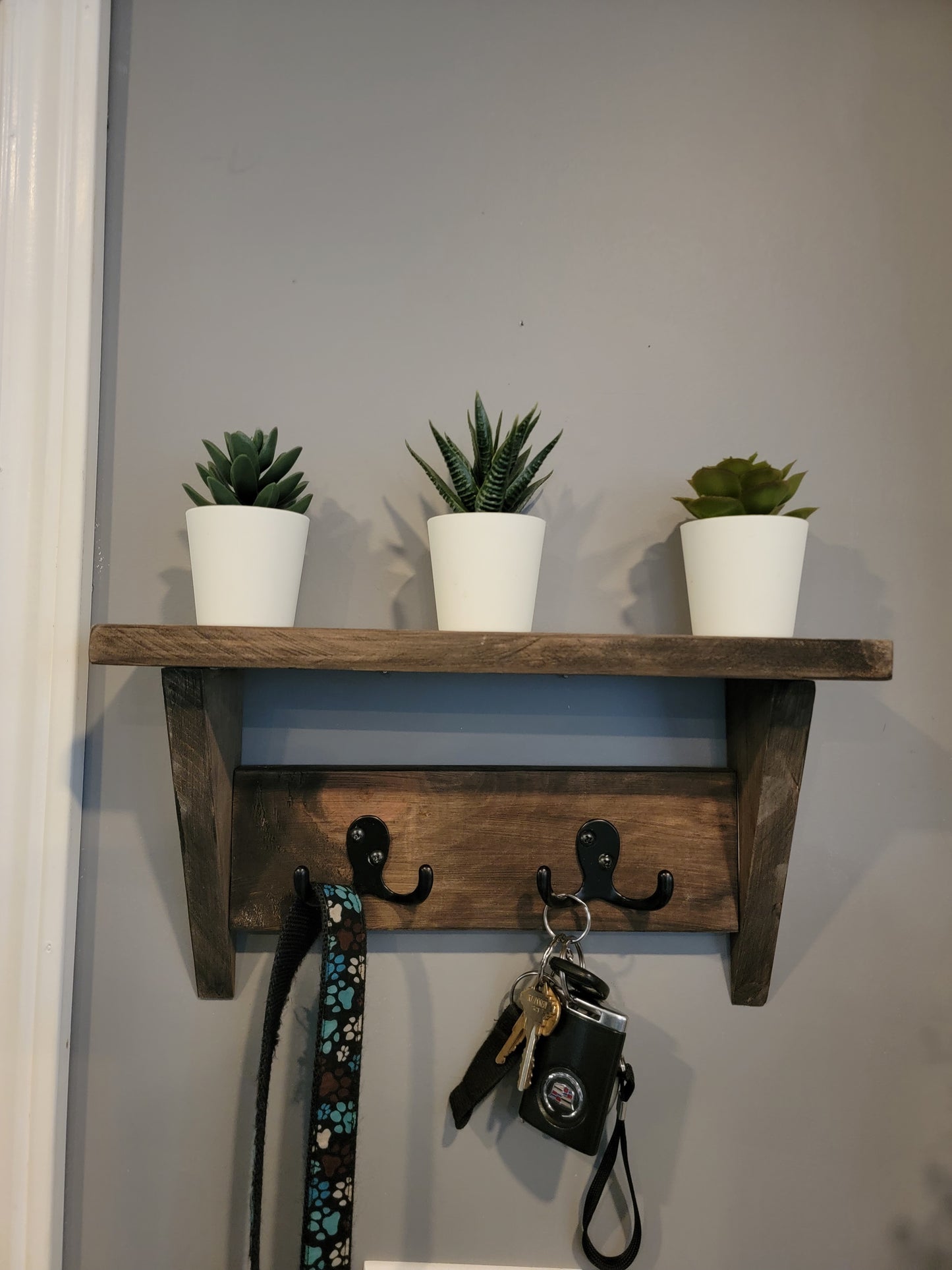 Wall Mounted Key/Leash Hooks