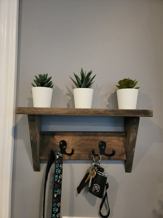 Wall Mounted Key/Leash Hooks