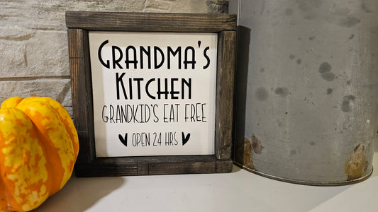 Grandma's Kitchen Sign