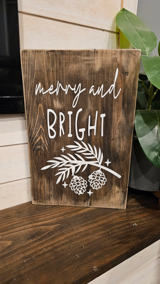 Holiday Rustic Sign