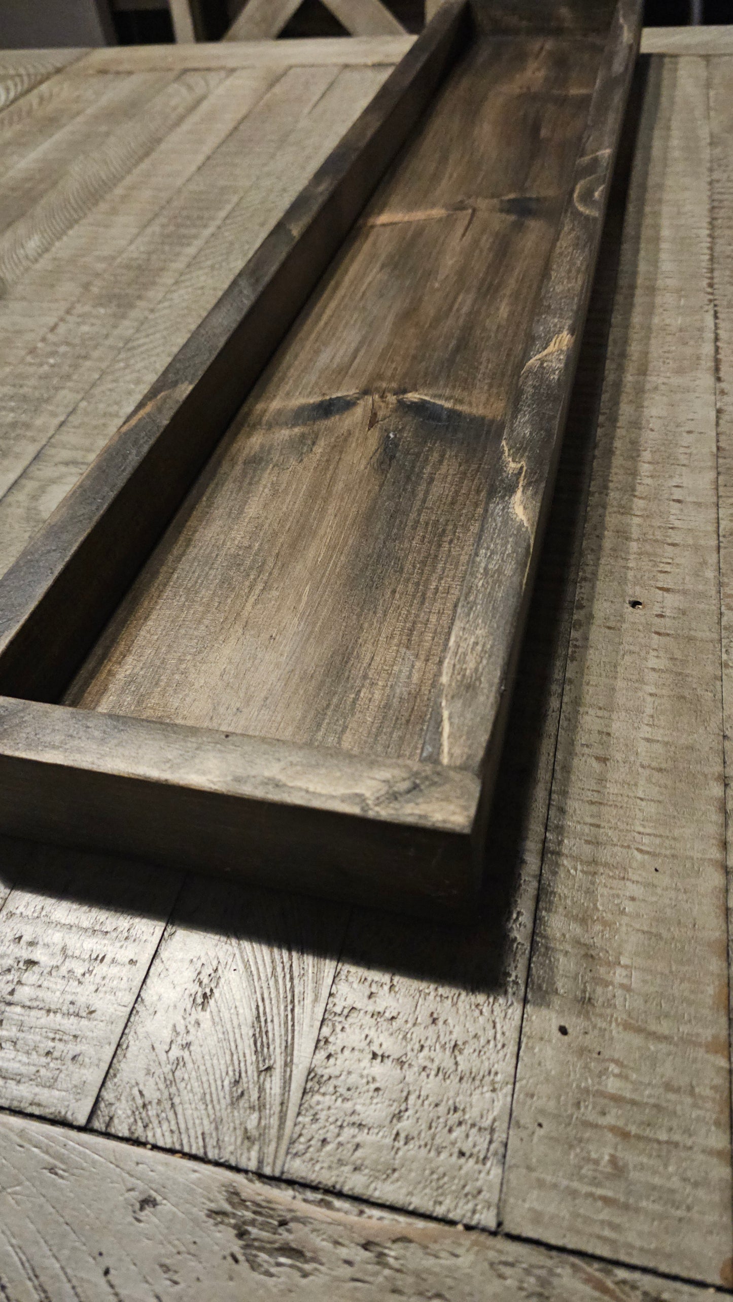 Wood Centerpiece Box