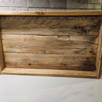 Rustic Wood Serving Tray